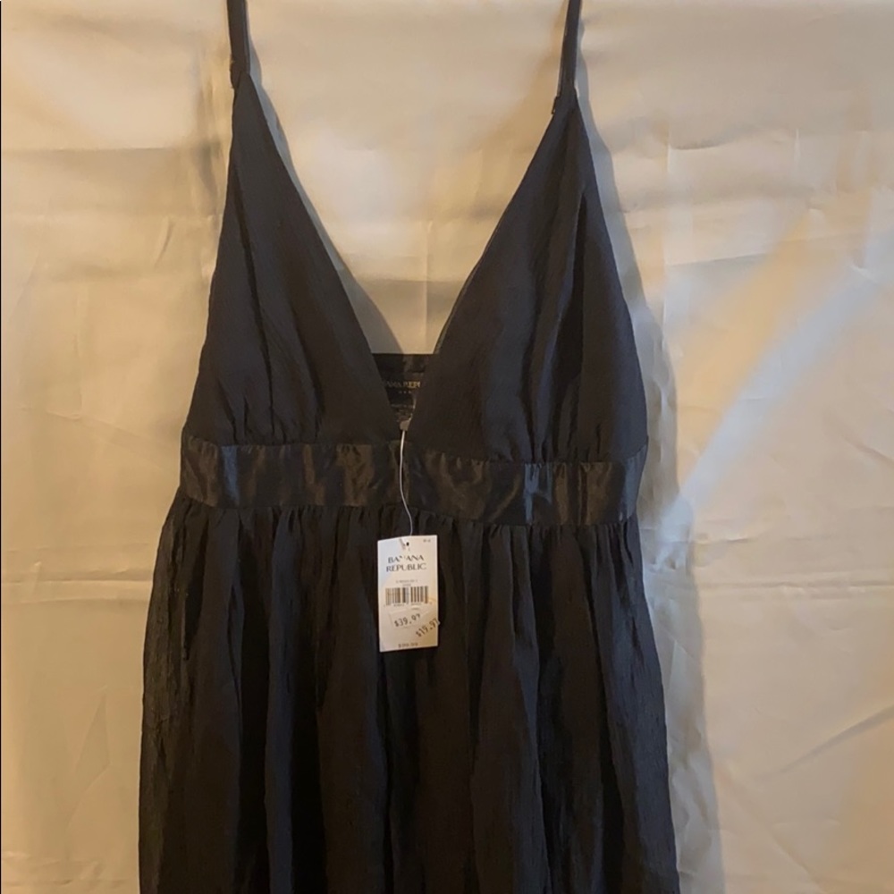 Black bikini strap dress